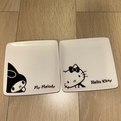 キティ＆マイメロ小皿