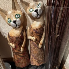 猫のオブジェ！無料