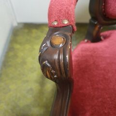 アンティーク チェア イス 椅子 ロココ調家具 猫脚 レトロ いす ②