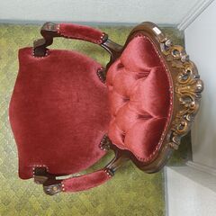アンティーク チェア イス 椅子 ロココ調家具 猫脚 レトロ いす ③