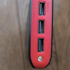LCD残量表示 LEDライト付モバイルバッテリー　の画像