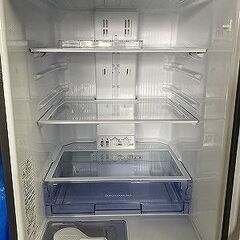 三菱電機 冷蔵庫 幅54cm 272L マットチャコール MR-CX27G-H 3ドア 右開き 野菜室が真ん中 中古家電 店頭引取歓迎 R9503の画像