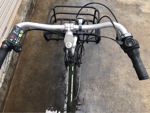 662  ブリヂストン新機種電動アシスト自転車ハイディ2.26インチカーキ色アルミボディー HYDEE.Ⅱ （ハイディ ツー） ブリヂストン(BRIDGESTONE) 子供乗せ
