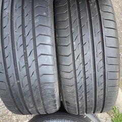【売約済み】アルミホイール18インチ 18×7.5JJ 夏タイヤ 225/45ZR18 LUXXAN 18年製の画像