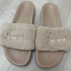 Darich ダーリッチ フラッフィー スライド サンダル ファー