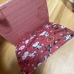 スヌーピー折り紙メモ