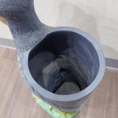 ハシビロコウ　傘立て　入れ物の画像