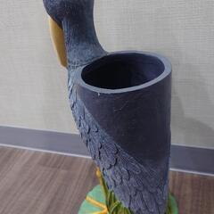 ハシビロコウ　傘立て　入れ物の画像