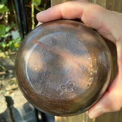 49：備前焼　酒器　注ぎ口あり　徳利　作家不明の画像