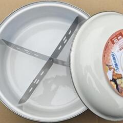 新品 おでん 湯豆腐 もつ鍋 等に 薄型 ホーロー 鍋  