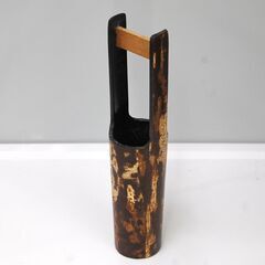 角館の桜皮細工 手桶 一輪挿し 幅5×高さ20.6cm 樺細工 小さな花瓶 花器 札幌市 清田区 平岡の画像