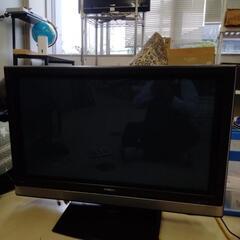 【処分】日立 プラズマテレビ P37-H01-1 画面割れ 通電...