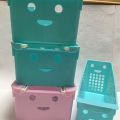 非対面取引 おかたづけ 収納ケース 4個セットの画像