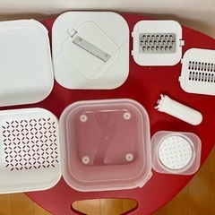 【ニトリ】Day Value 1台7役 コンパクトスライサー ザルボウルセットの画像