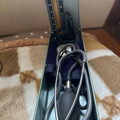 水銀血圧計　聴診器の画像