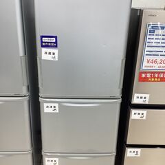 【6ヵ月保証】2ドア冷蔵庫　SHARP　SJ-W351C-S　キズ有