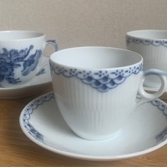 新品未使用 ロイヤルコペンハーゲン カップ＆ソーサー 3客セット...
