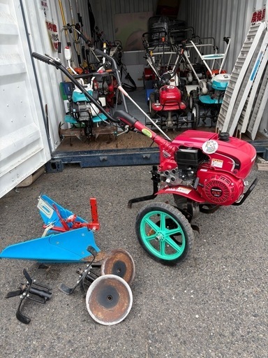?【見て選べる】耕運機 HONDAパンチ うね立･ロータリ延長つき【農機具地域最大級の販売台数 高価買取アールワン田川】