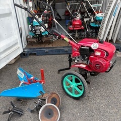 🌷【見て選べる】耕運機 HONDAパンチ うね立･ロータリ延長つき【農機具地域最大級の販売台数 高価買取アールワン田川】の画像