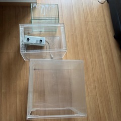 キューブ水槽　中古水槽　ガラス水槽　アクリル水槽