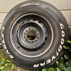 引き取り限定 鉄チンホイール195/60R15 4本 まだ溝あり...