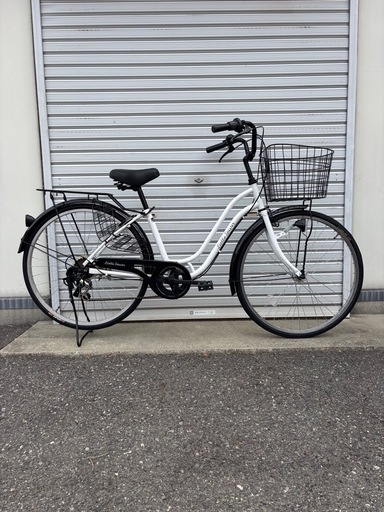 【商談中‼︎】　☆前後タイヤ新品☆   26型　6S  LEDオートライト軽快車　防犯登録料込価格︎‼︎