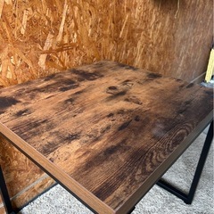 E1405 ニトリ　サイドテーブル　男前インテリア　　天板傷ありの画像