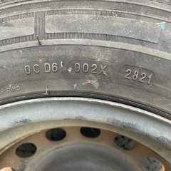 タイヤ4本セット！155/80/R14の画像