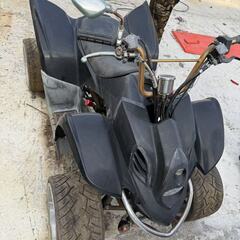 【福岡県みやま市】 50cc 4輪バギー ミニカー ジャンク 中古品 レストア用 走行距離少 現状渡しの画像