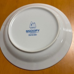 スヌーピーのお皿の画像