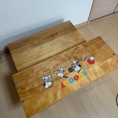 おもちゃ箱  机 イス ベンチ
の画像