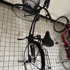 今日か明日なら10000円[美品・使用数回程度]自転車 黒 