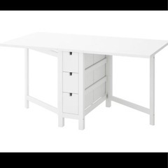 IKEA ノールデン　ホワイトダイニングテーブル