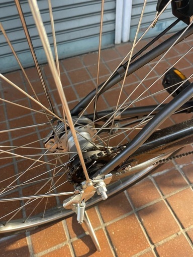 【電動アシスト自転車】バッテリー12.3Ah・27インチ・充電器付き・¥65,000