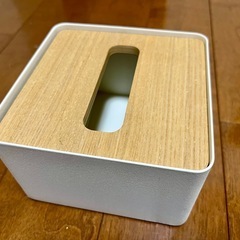 【美品】山崎実業／ティッシュボックス　定価：2530円