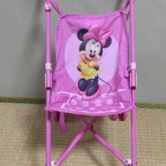 ミニーちゃん　おもちゃのベビーカー　※ダッフィーは付きません