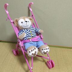ミニーちゃん　おもちゃのベビーカー　※ダッフィーは付きませんの画像