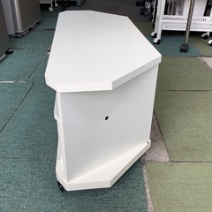 【リサイクルサービス八光】幅80㎝　朝日木材加工　コーナーTV台　32型まで対応の画像