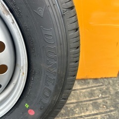 完売御礼‼️ダンロップ新品‼️145/6pr12インチ‼️新品タイヤ付きホイール‼️４本セット‼️の画像