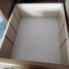 引き出し収納家具キャスター付き 袖机の画像
