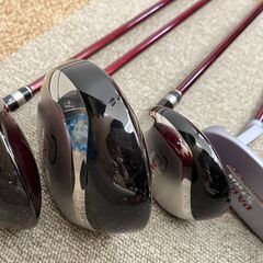 ij2415A PARIS ゴルフクラブ バッグ POCKET CAVITY TITANNIUM FACE アイアン 不完全 8本の画像