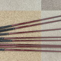 ij2415A PARIS ゴルフクラブ バッグ POCKET CAVITY TITANNIUM FACE アイアン 不完全 8本の画像