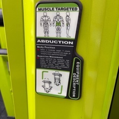 アブクター アブダクター トレーニングマシン 筋トレ ジムの画像