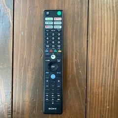 SONY テレビリモコン

