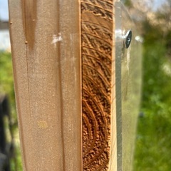 木製看板　アクリル板付の画像