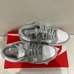 Nike Dunk Low グレー/ホワイト　スニダン　値下げの画像