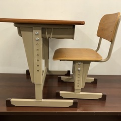【2,000円／引取限定】学校用 学習机＋椅子セット（新JIS規...