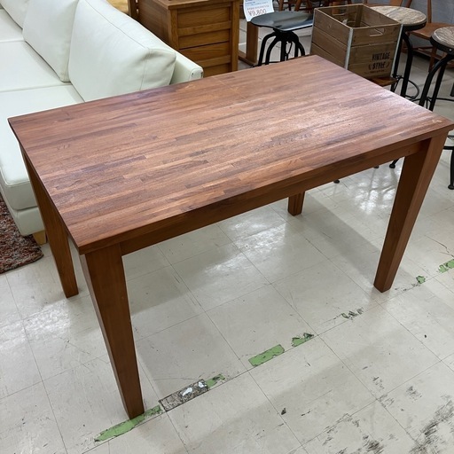 中古品　スキャンティーク　ダイニング3点セット　天然木　公田店