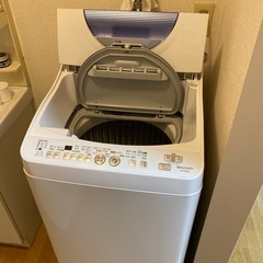 中古の洗濯機