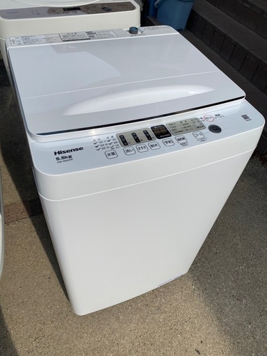 お薦め品‼️分解洗浄済み‼️ハイセンス洗濯機5.5kg2023年